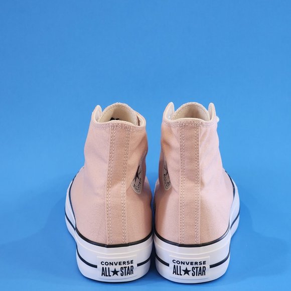 Converse CTAS Hi Platform Lift Pink Clay Women's Platform Sneakers 572721C NWT - Picture 5 of 6